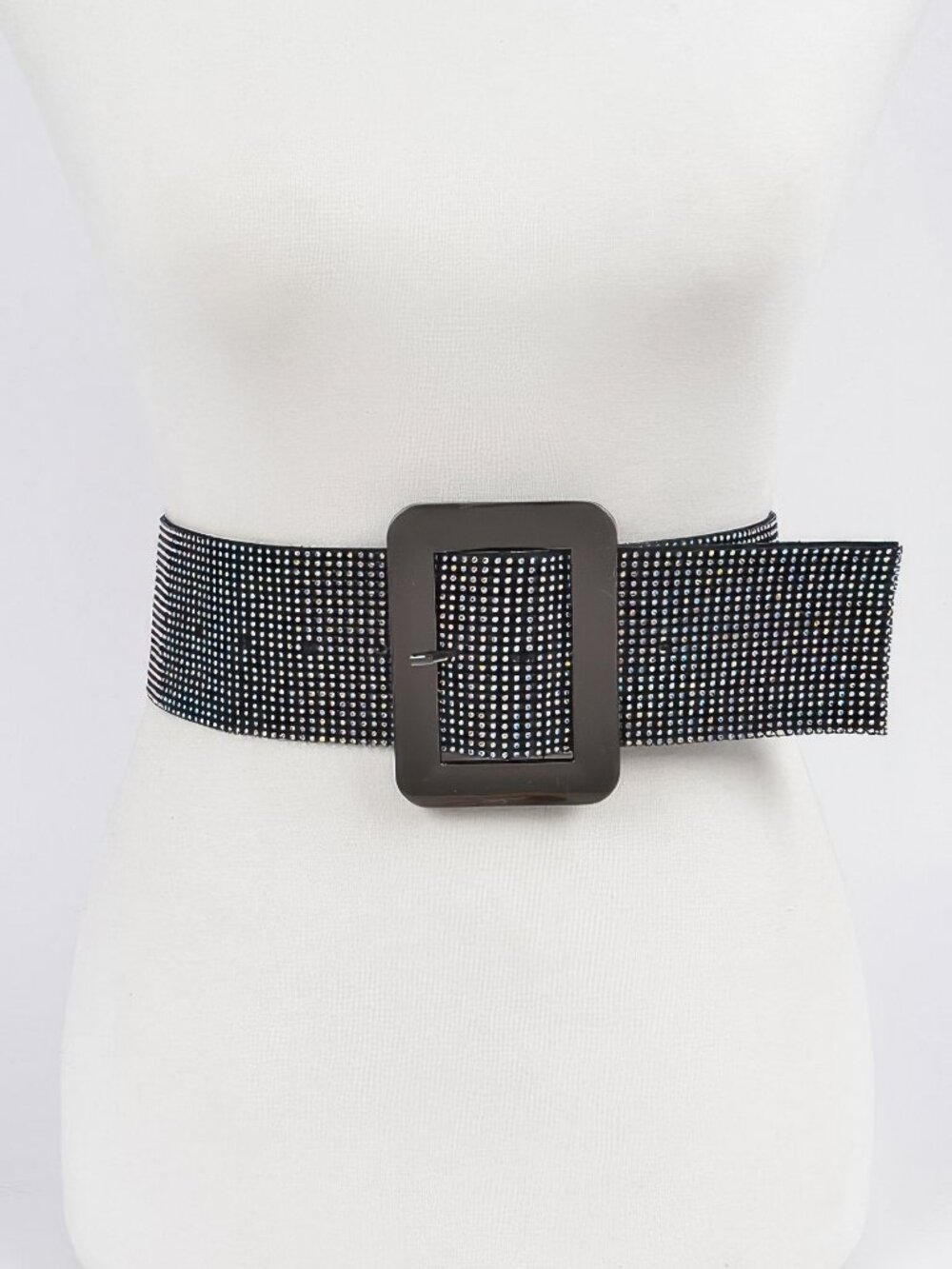 Wide Rhinestone Belt